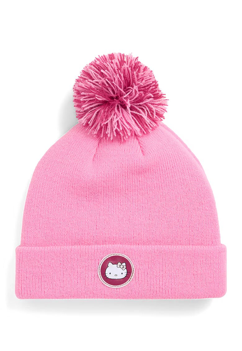Puma Caciula cu ciucure Hello Kitty - Roz pastel