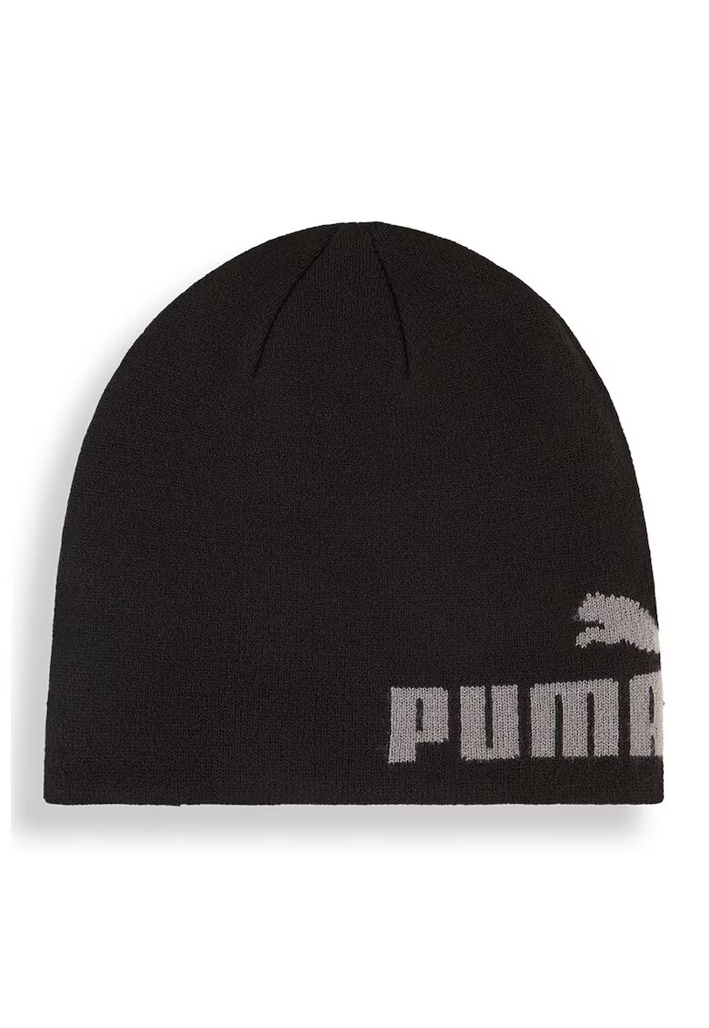 Puma Caciula cu logo lateral - Negru/Gri deschis