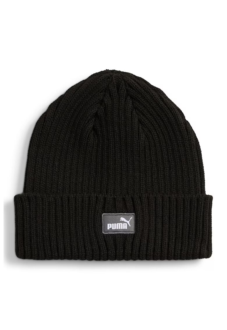 Puma Caciula striata cu aplicatie logo Classic - Negru