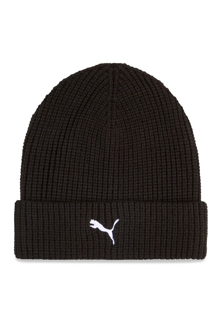 Puma Caciula striata cu logo brodat - Negru