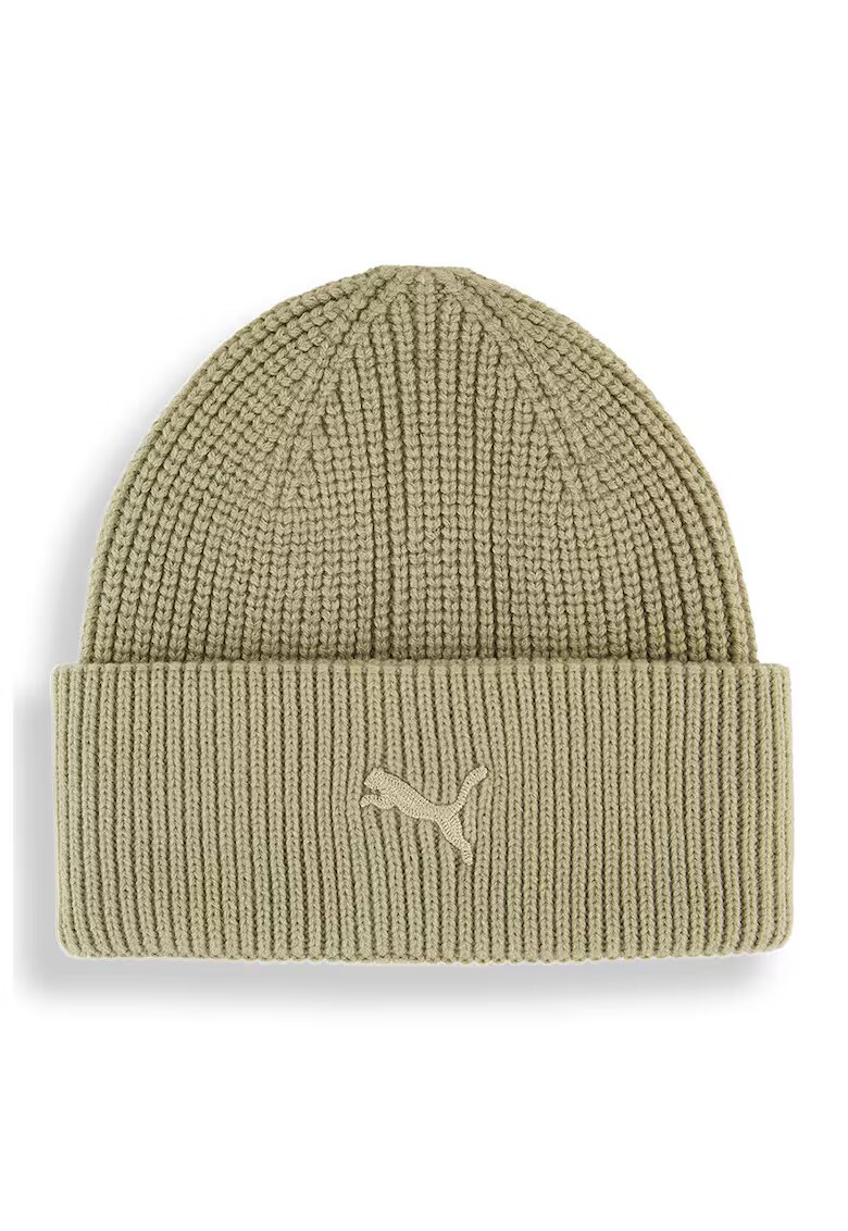 Puma Caciula unisex cu logo brodat - Verde deschis