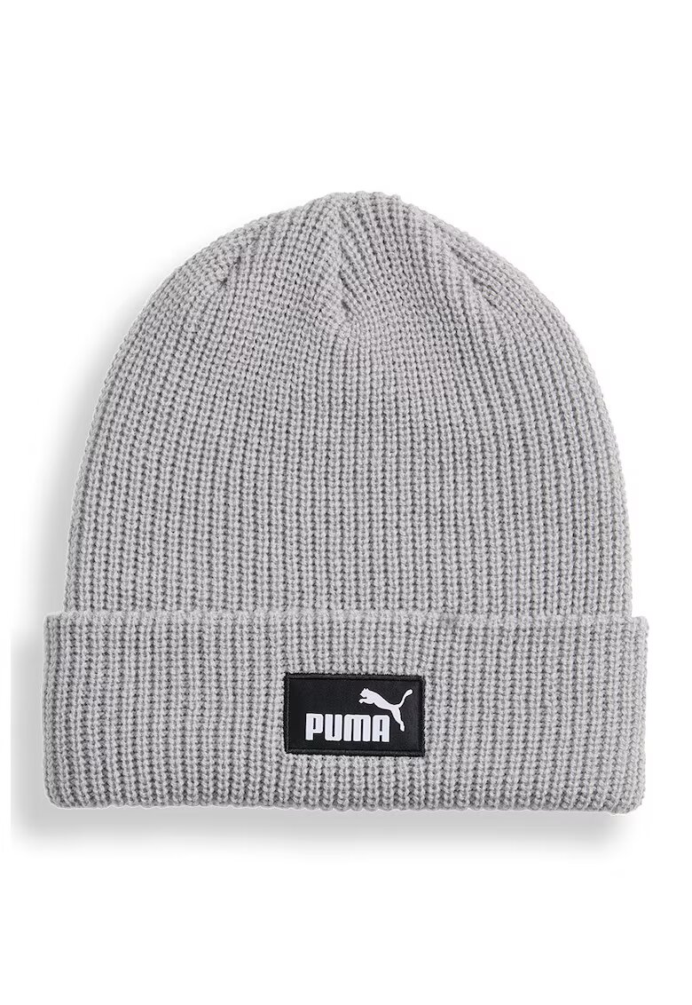 Puma Caciula unisex cu logo - Gri deschis