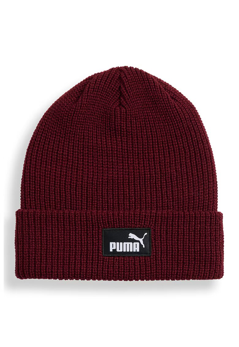 Puma Caciula unisex cu logo - Visiniu