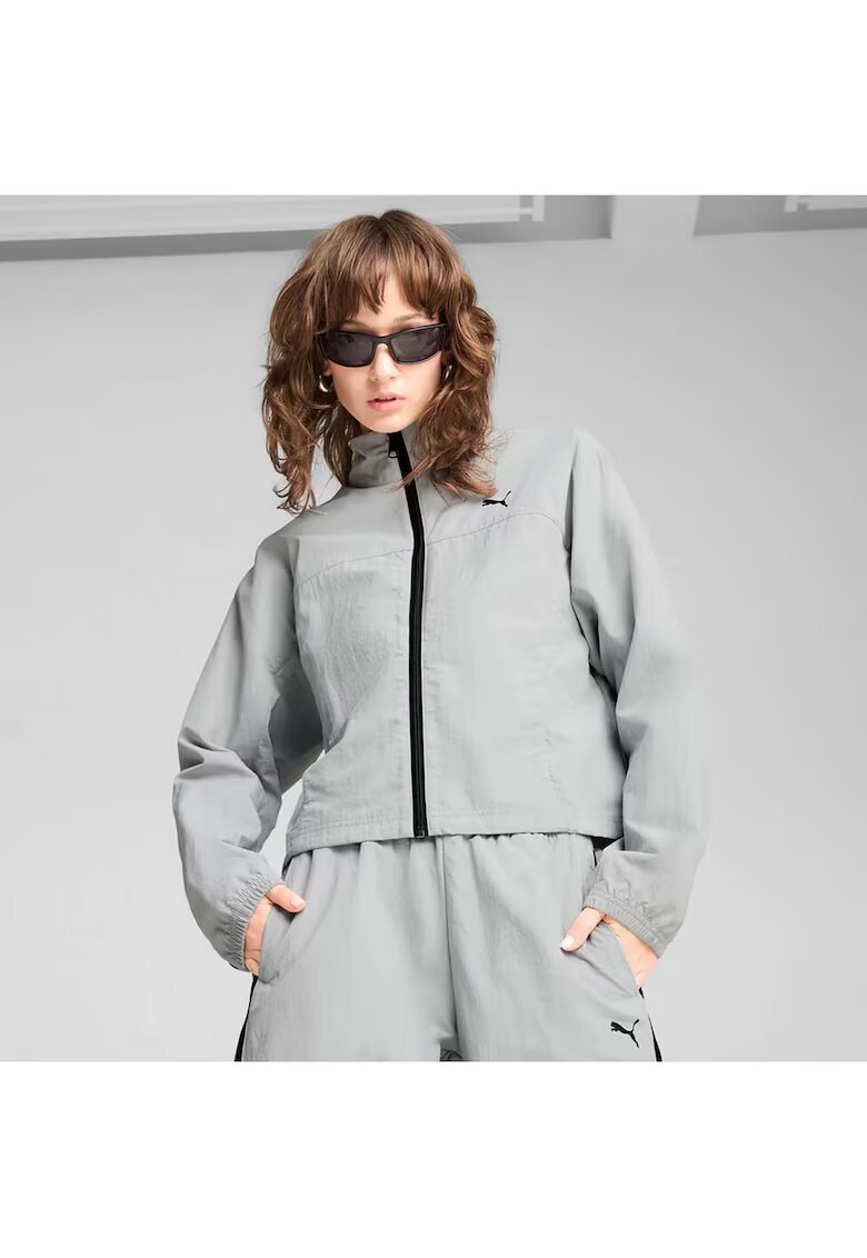 Puma Cardigan supradimensionat cu fermoar pentru femei Dare To