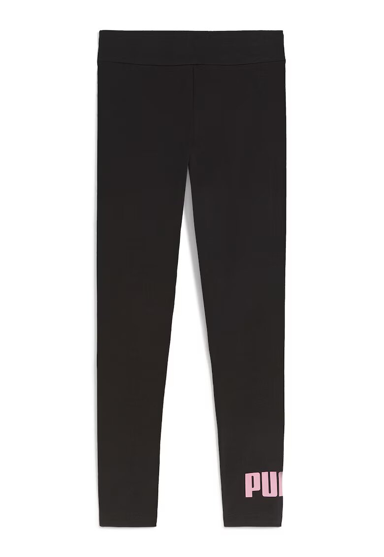 Puma Colanti cu talie inalta Essentials - Negru/Roz deschis