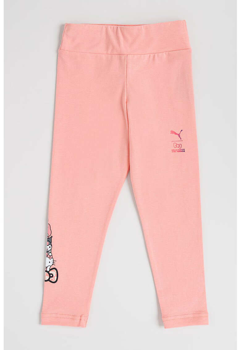 Puma Colanti cu talie inalta Hello Kitty - Roz somon