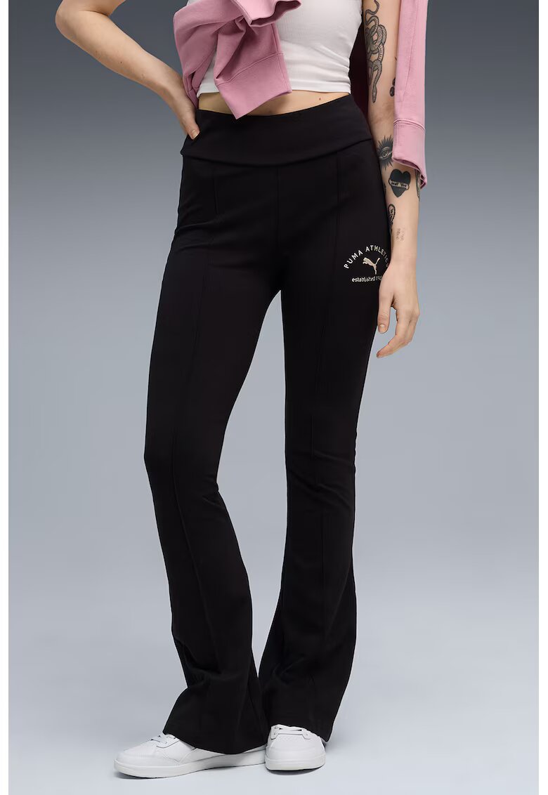Puma Colanti cu talie inalta - Negru