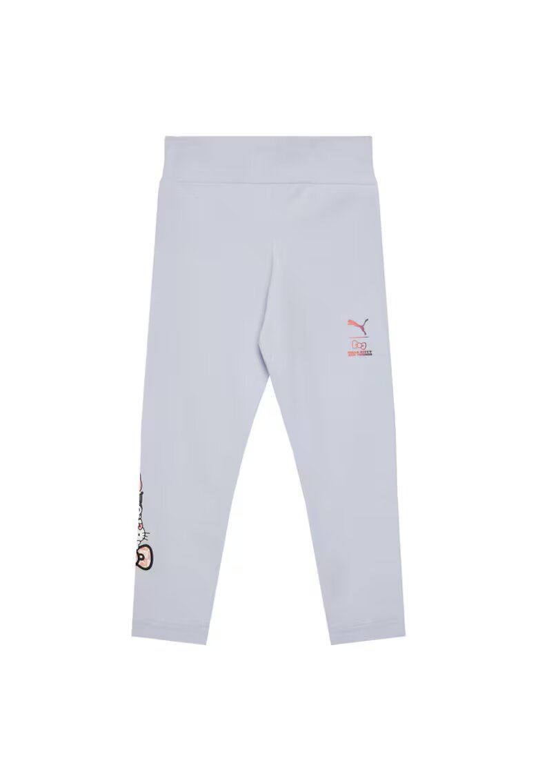 Puma Colanti fete 630064 - Bumbac/Bumbac - Albastru - Albastru
