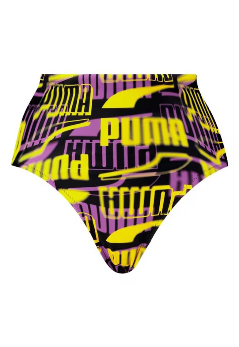 Puma Costum de baie pentru Femei - swim women printed high - 938345-01 - Negru - Negru