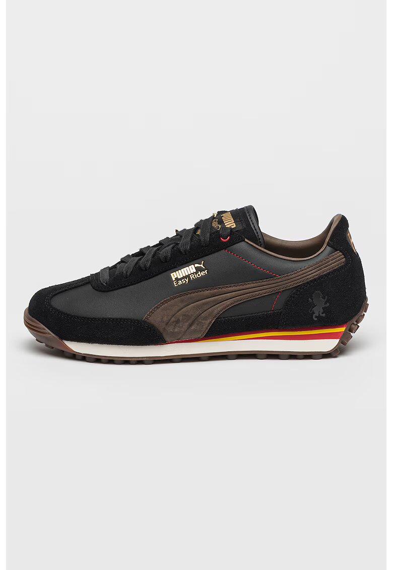 Puma Easy Rider Harry Potter - Pantofi sport cu garnituri de piele intoarsa - Maro inchis/Albastru ultramarin