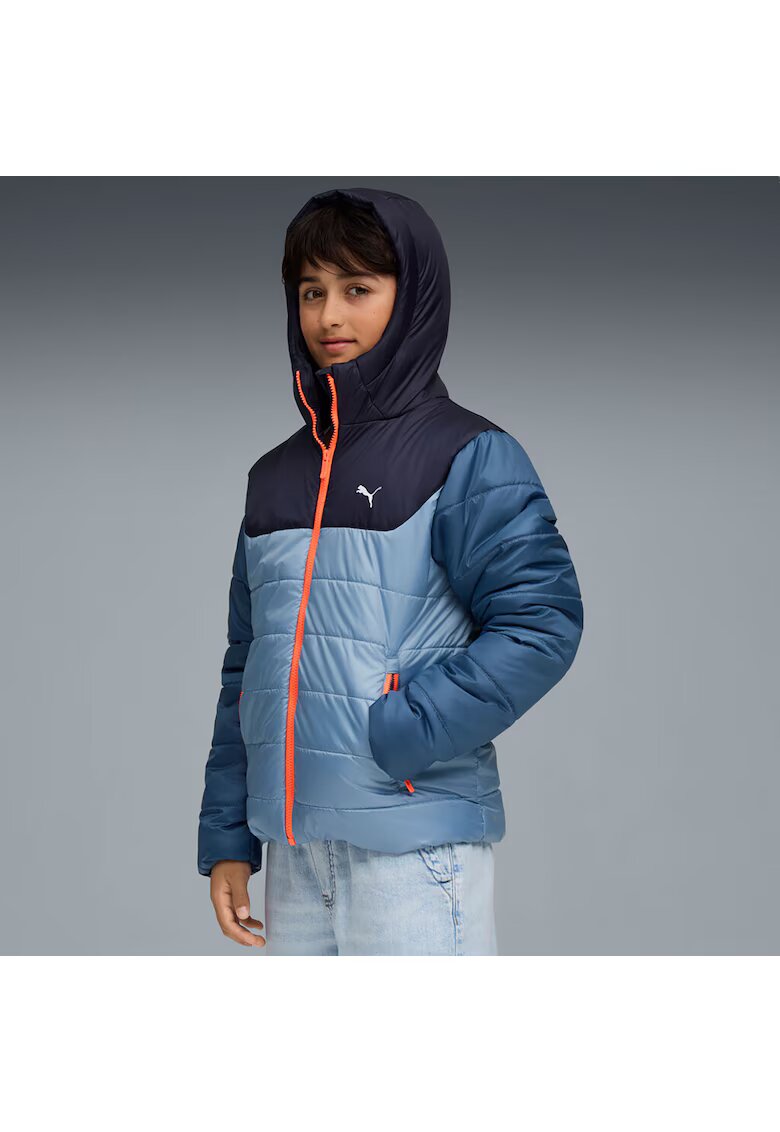 Puma Geaca copii - Essentials - bleumarin - captusita -