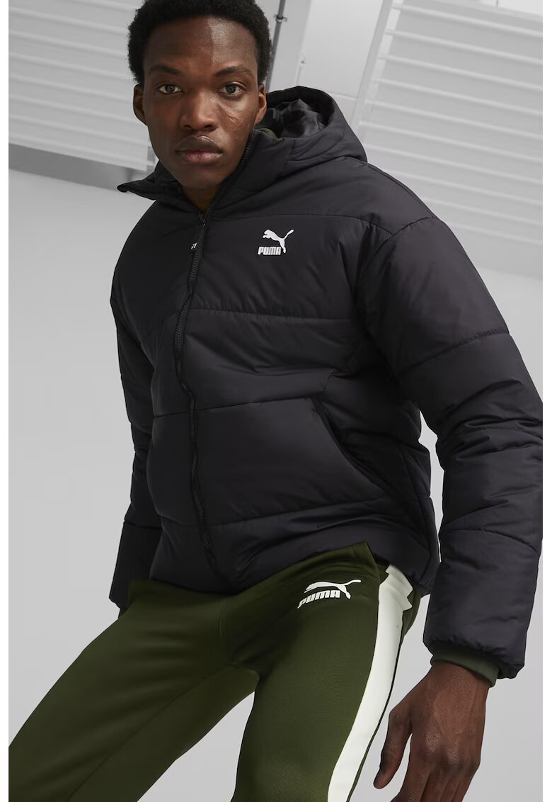 Puma Geaca cu gluga si vatelina - Negru