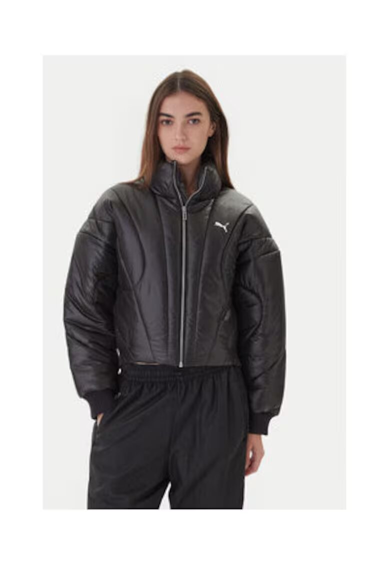 Puma Geaca de iarna dama - neagra - poliester reciclat
