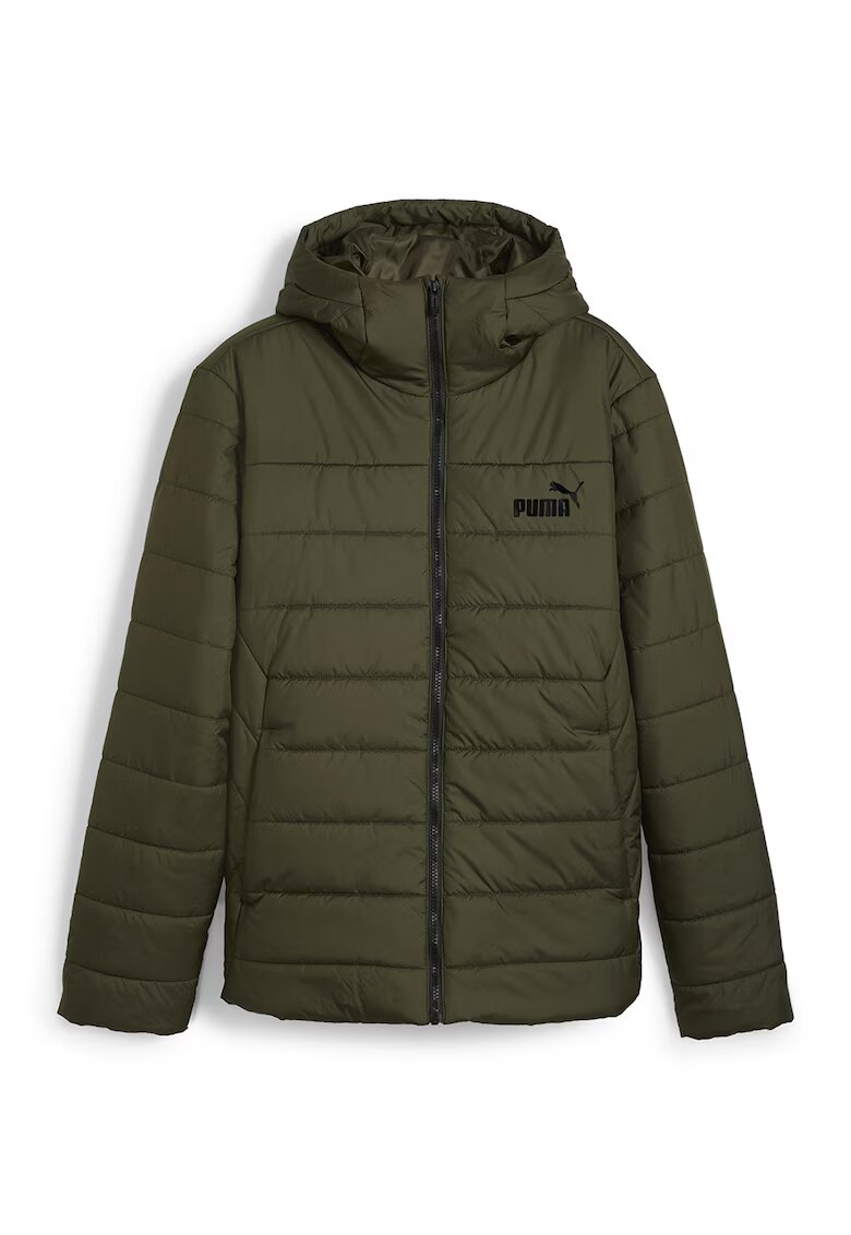 Puma Geaca matlasata cu gluga Essentials - Verde masliniu