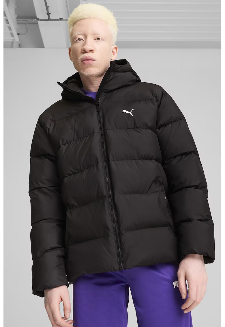Puma Geaca matlasata cu gluga - Negru