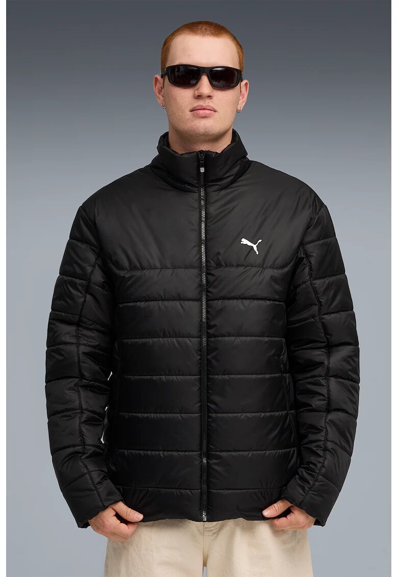 Puma Geaca matlasata cu logo - Negru