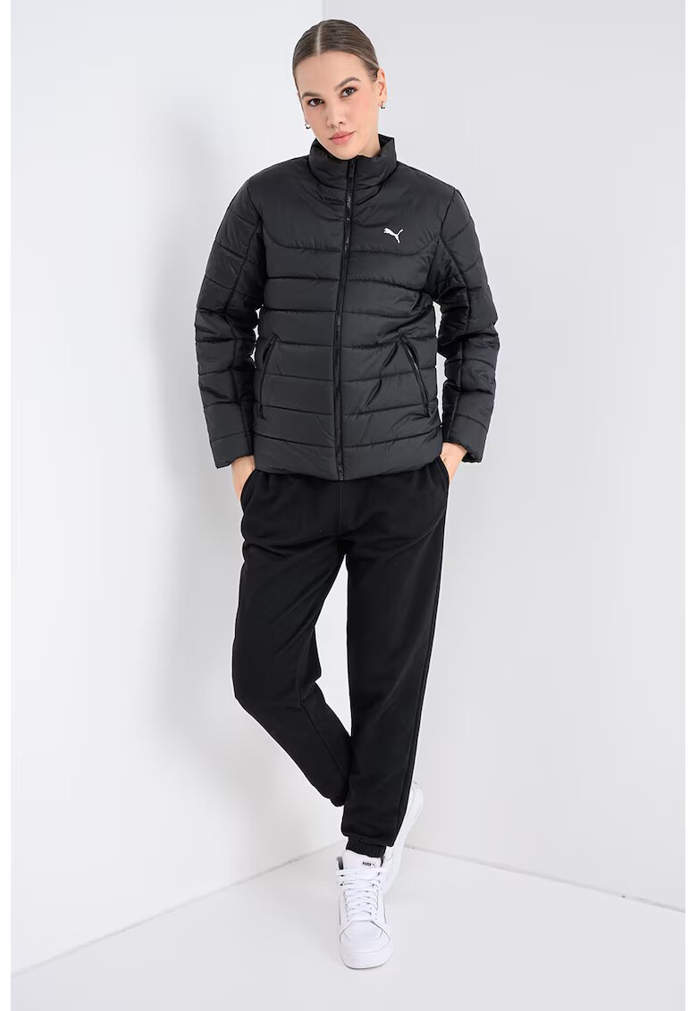 Puma Geaca matlasata cu logo - Negru