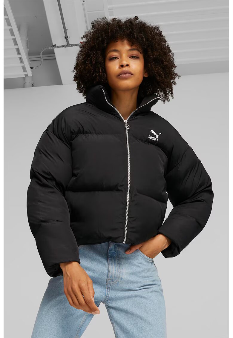 Puma Geaca supradimensionata cu guler inalt Classics - Negru