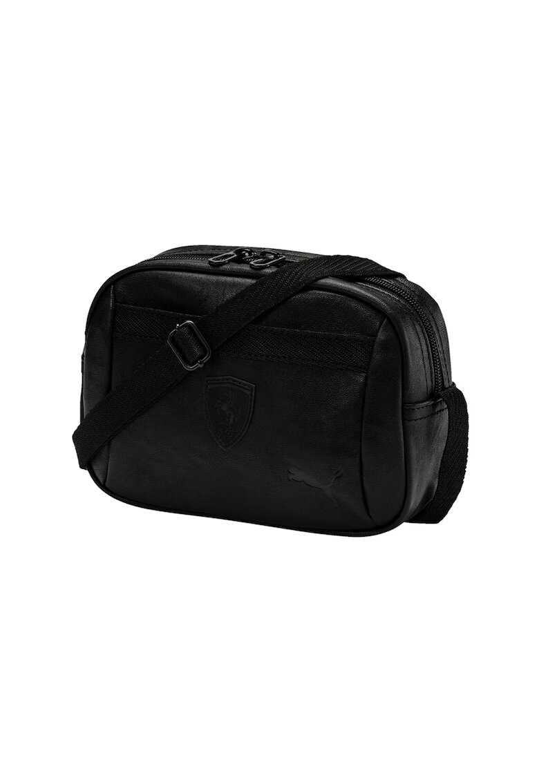 Puma Geanta crossbdy de piele ecologica Scuderia Ferrari - Negru
