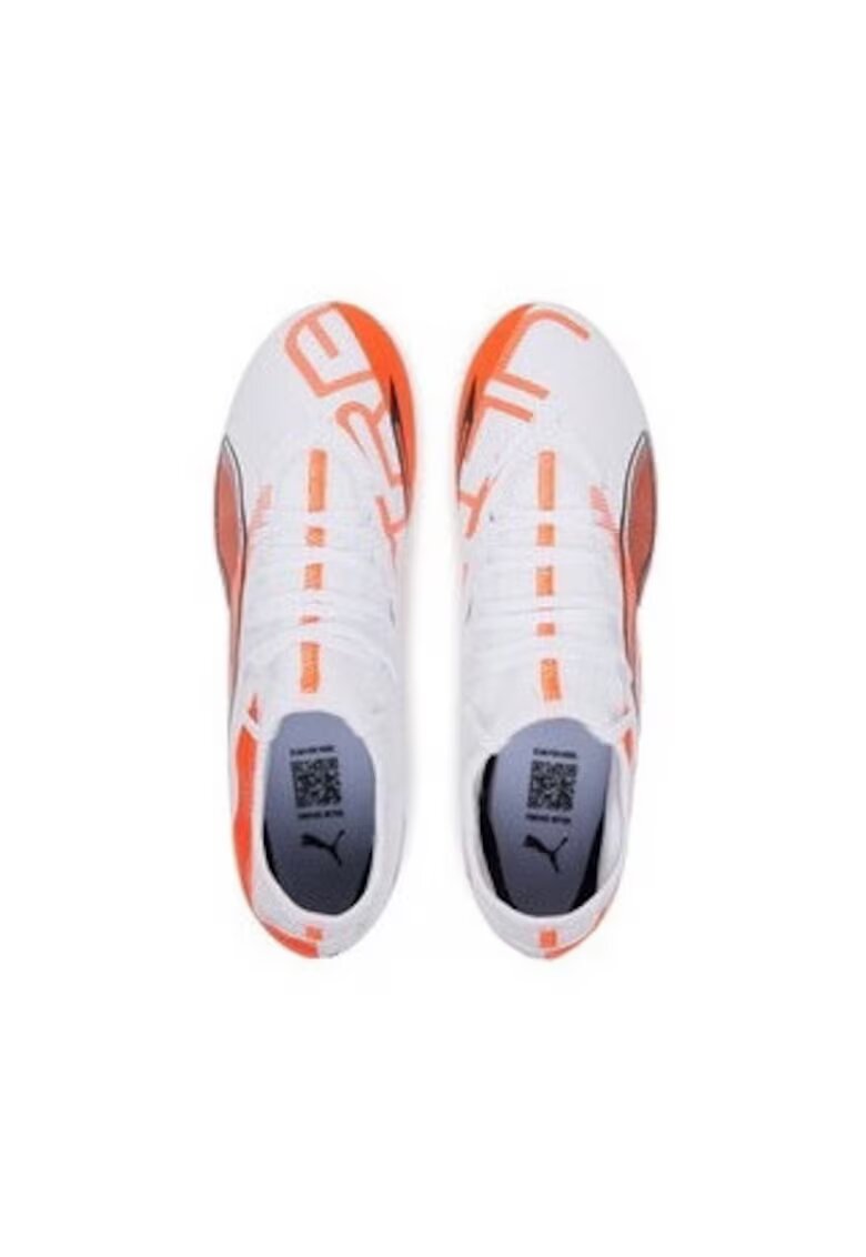 Puma Ghete de fotbal barbati 305206329 - Piele ecologica - Alb - Alb