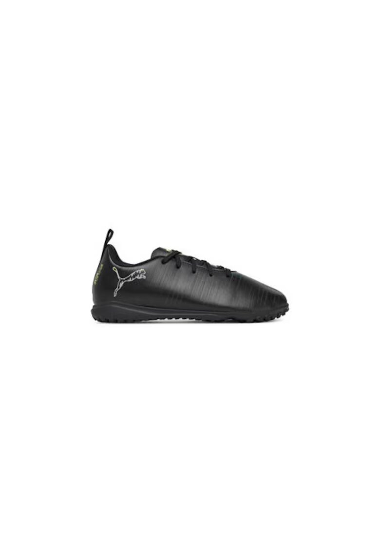 Puma Ghete de fotbal copii - piele ecologica - negru
