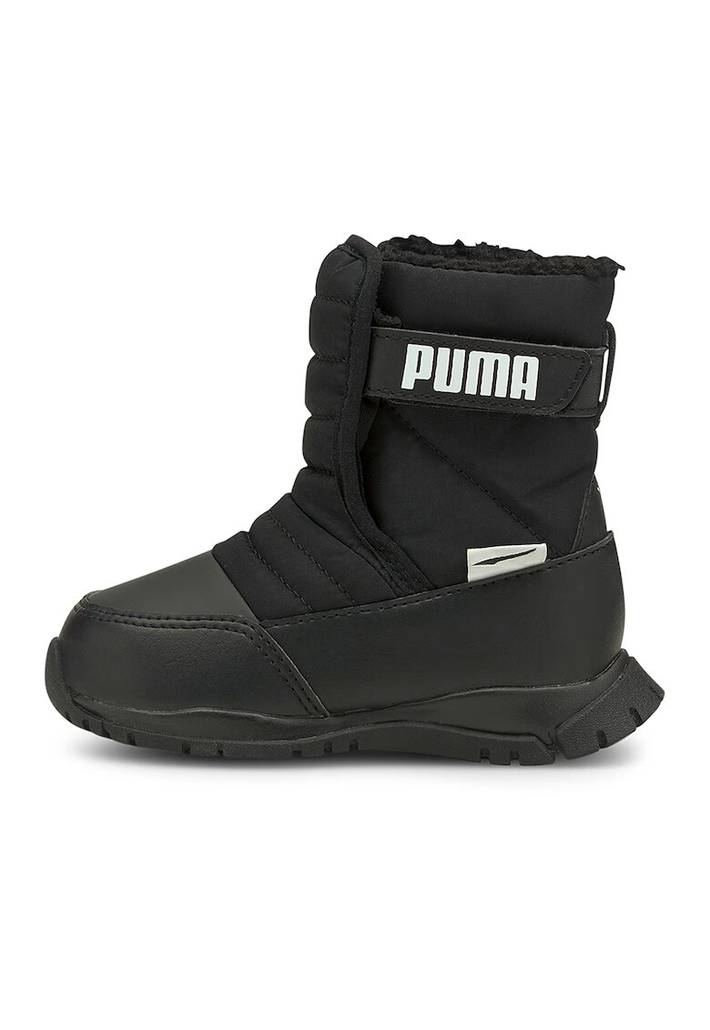 Puma Ghete impermeabile cu inchidere velcro Nieve - Negru