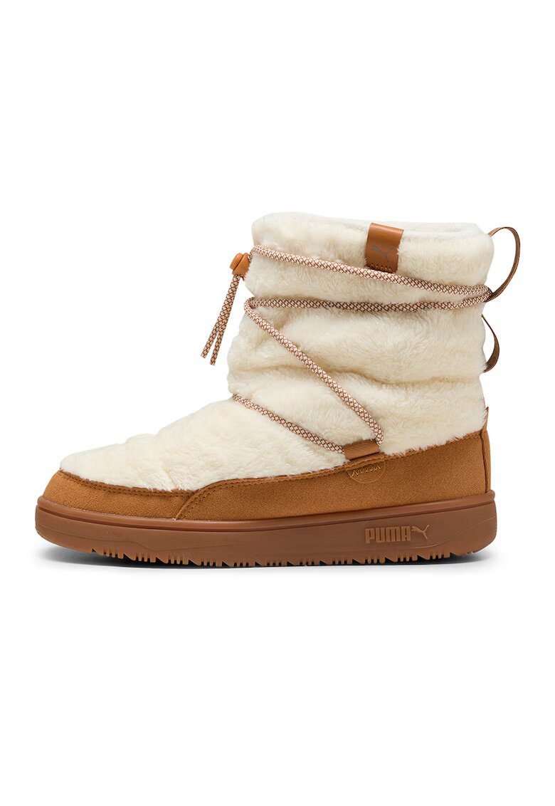 Puma Ghete slip-on Snowbae - Alb fildes/Caramel