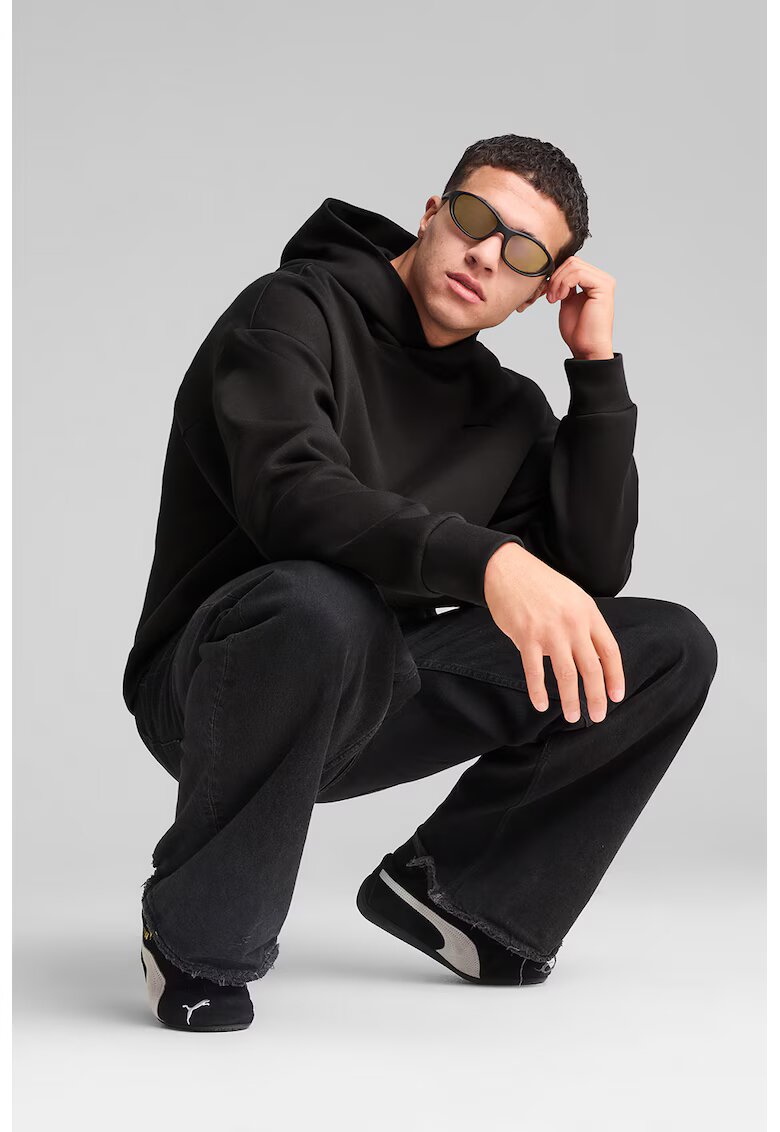 Puma Hanorac cu buzunar kangaroo ESS - Negru