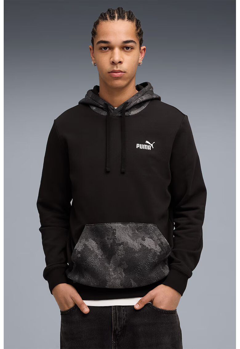 Puma Hanorac cu buzunar kangaroo - Negru
