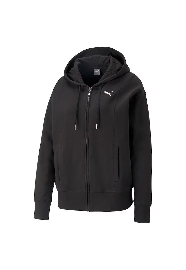 Puma Hanorac cu fermoar HER - Negru