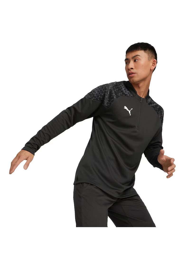 Puma Hanorac cu fermoar Teamcup 14 - Negru