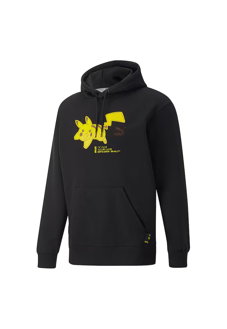 Puma Hanorac cu imprimeu grafic - Negru/Galben