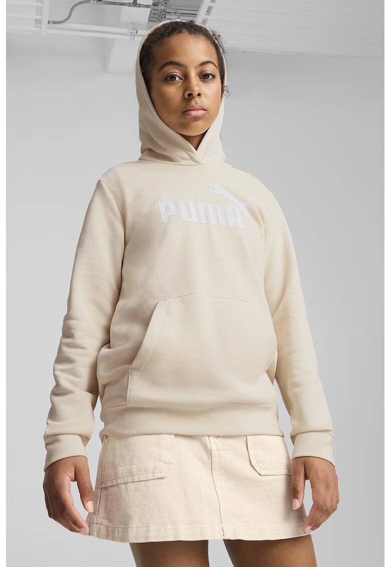 Puma Hanorac cu imprimeu logo - Alb/Bej deschis