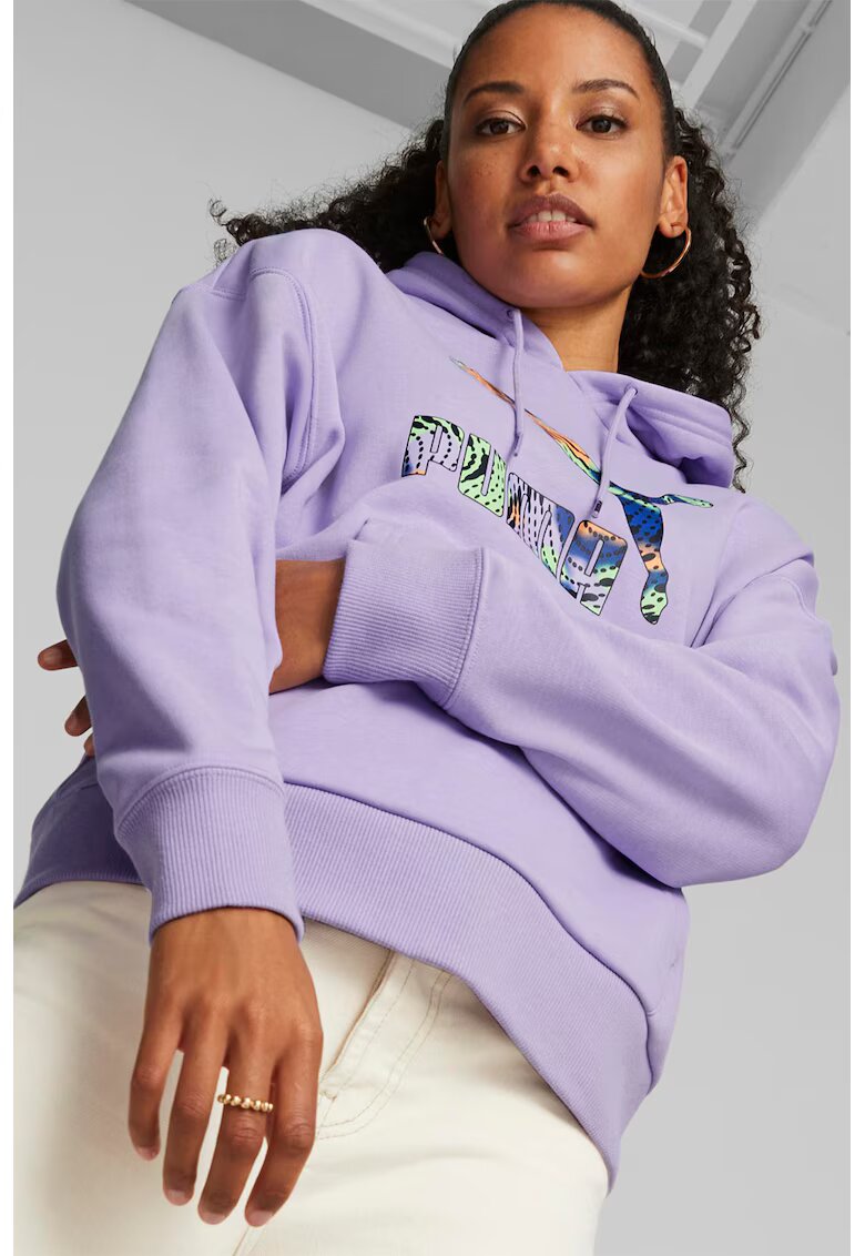 Puma Hanorac cu imprimeu logo Classics - Lila