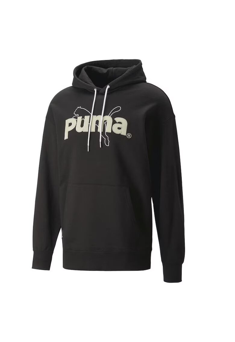 Puma Hanorac cu imprimeu logo - Negru