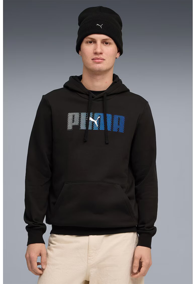 Puma Hanorac cu imprimeu logo - Negru