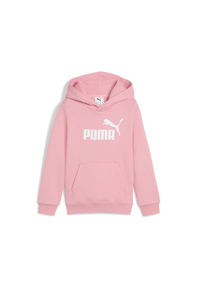 Puma Hanorac cu imprimeu logo pe partea din fata - Alb/Roz pastel