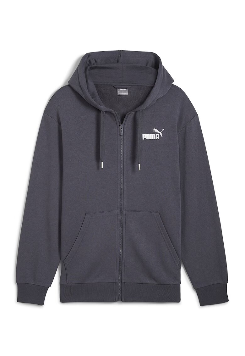 Puma Hanorac cu imprimeu logo si fermoar Power - Alb/Rosu inchis/Gri antracit