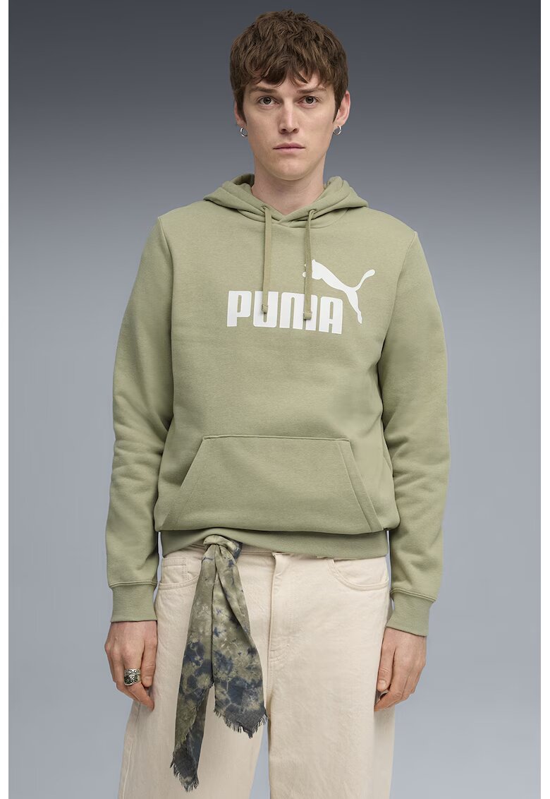Puma Hanorac cu logo Essentials - Alb/Kaki