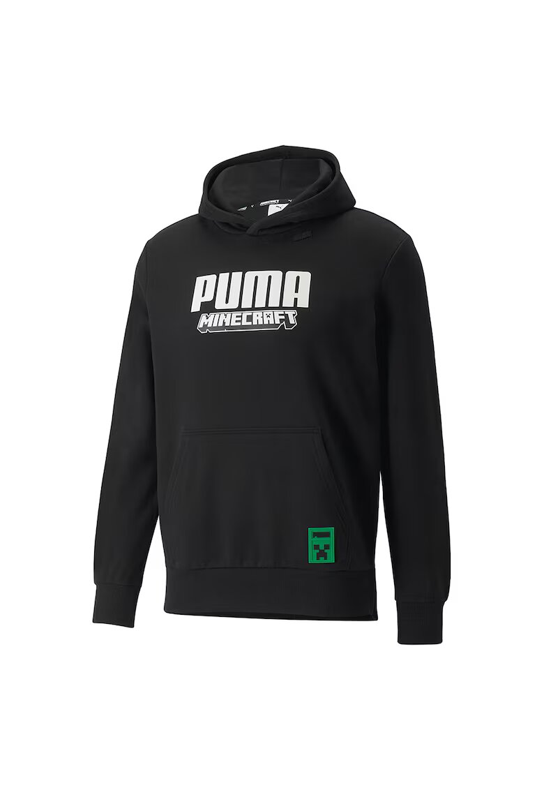 Puma Hanorac cu logo MINECRAFT - Alb/Verde/Negru