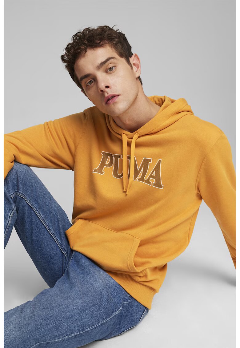 Puma Hanorac cu logo Squad - Portocaliu/Portocaliu stins