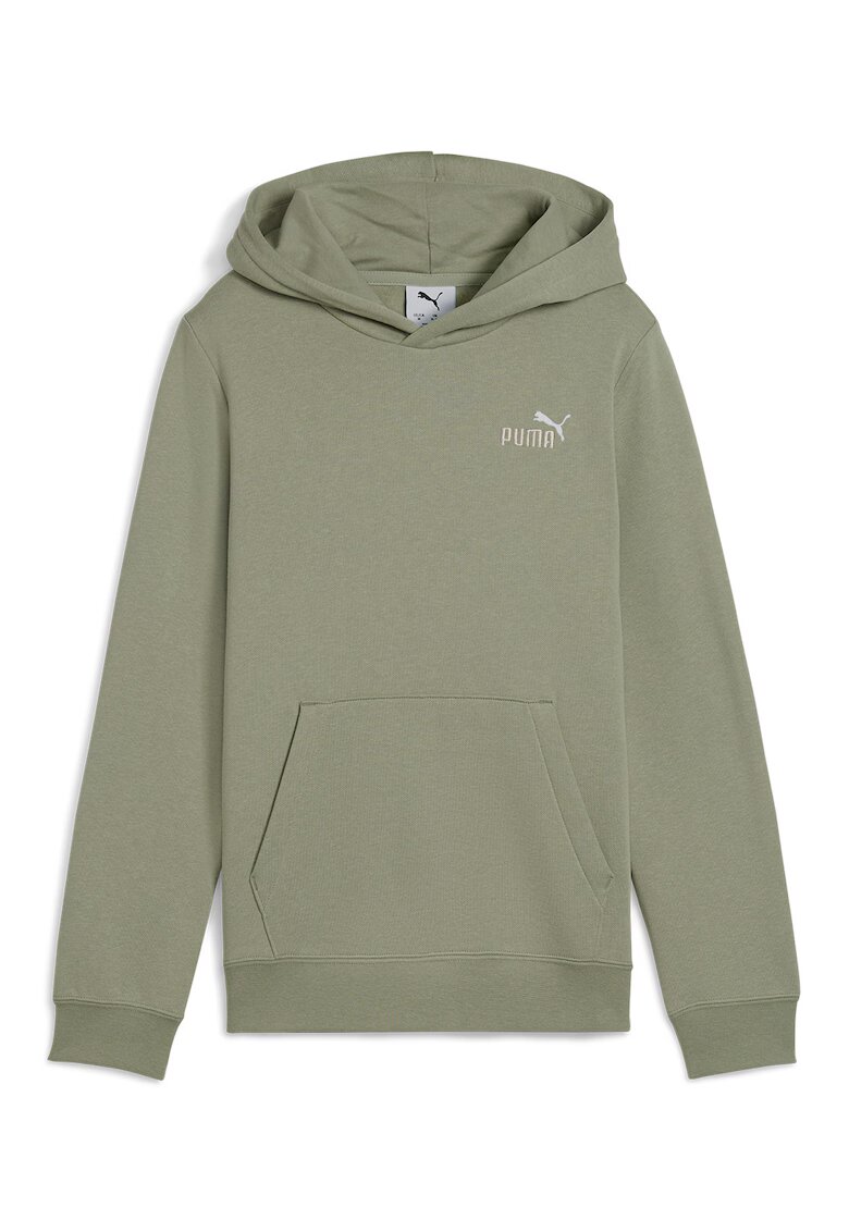 Puma Hanorac din amestec de bumbac Essential - Verde pal