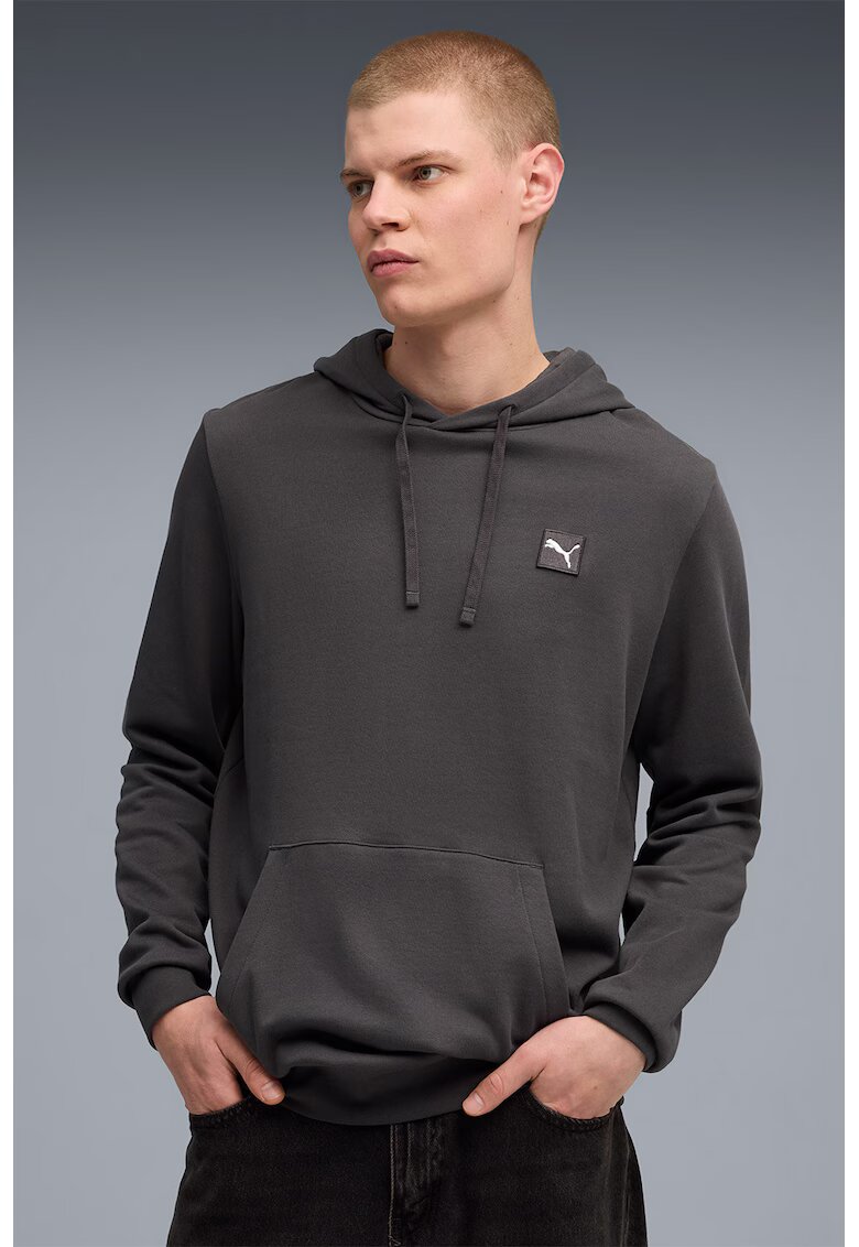 Puma Hanorac din amestec de bumbac - Gri inchis