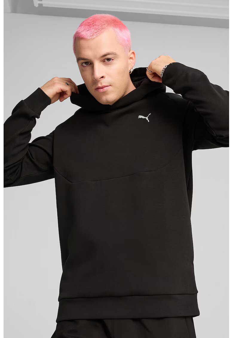 Puma Hanorac din amestec de bumbac Tech - Negru