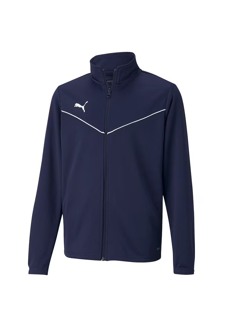 Puma Hanorac pentru copii teamRISE Training Poly Jacket Jr bleumarin 657393 06658 - Bleumarin