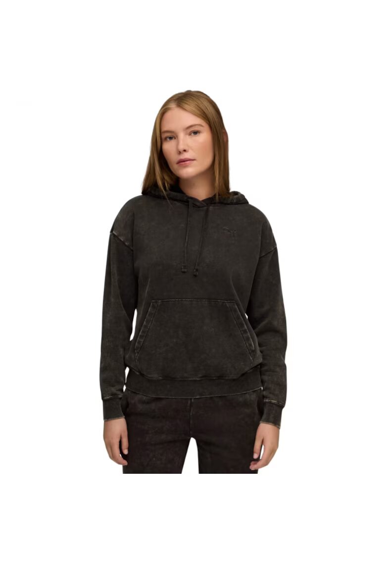 Puma Hanorac sport dama - negru - fara fermoar - cu gluga