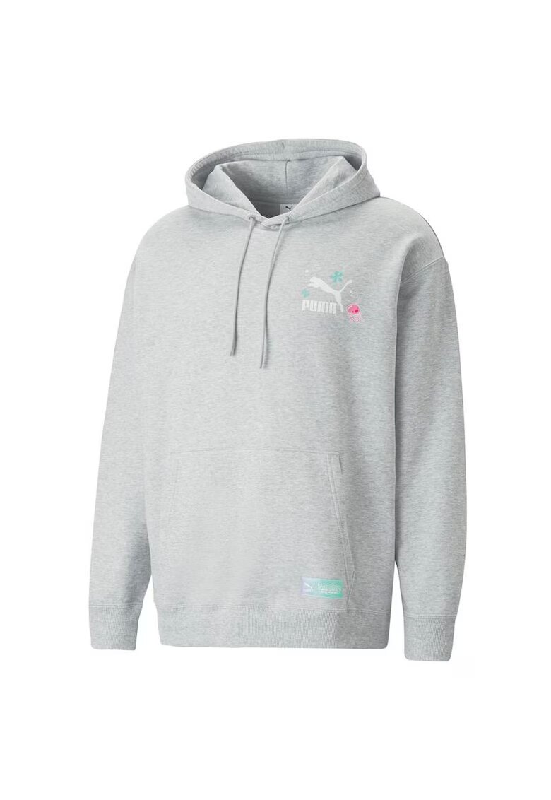 Puma Hanorac X SPONGEBOB Hoodie - 538960-04 - Barbati - Gri - Gri
