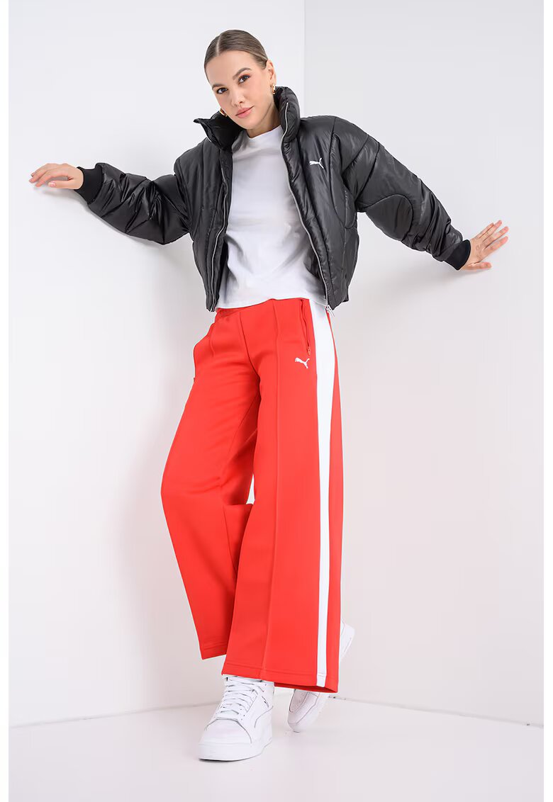 Puma Jacheta crop bufanta Dare To - Negru