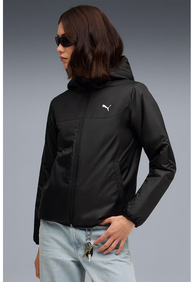 Puma Jacheta regular-fit cu logo - Negru