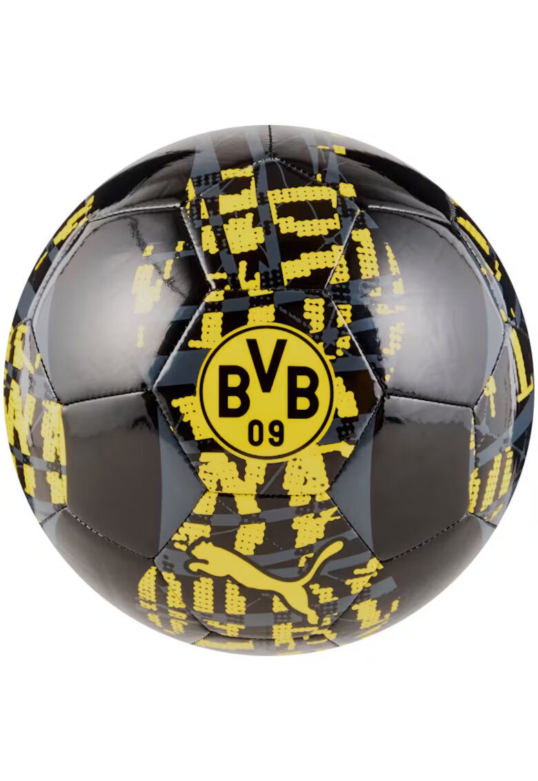 Puma Minge fotbal Bvb Prematch Ball Black-Faster Yell - marimea 5 - negru
